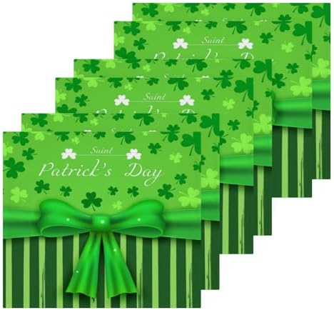 St Patricks Day Clover Washcloths - Soft Absorbent Reusable