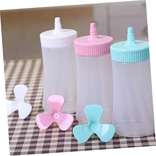 KICHOUSE Condiment Squeeze Bottles for Salad Dressing More