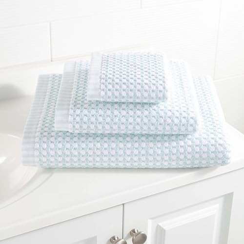 Plush White Washcloth Soft Towel Design