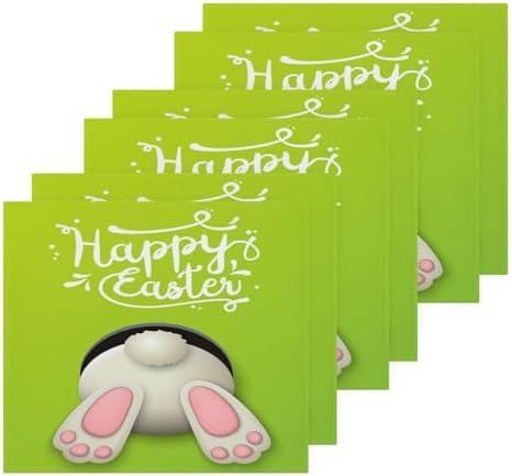 Easter Bunny Tail Reusable Washcloths