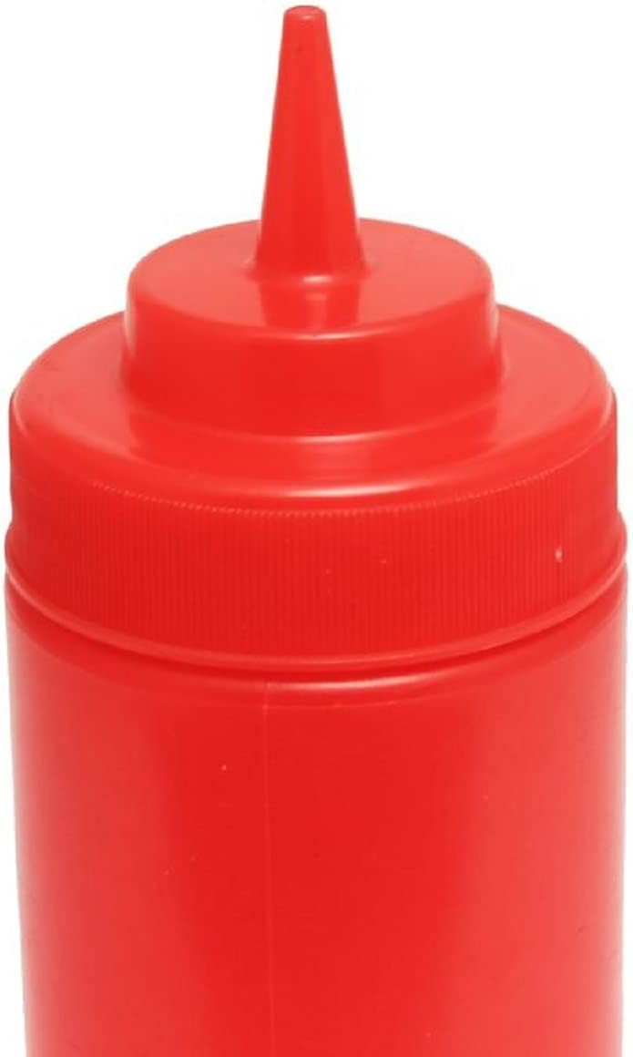 6 x 24 Oz Wide Mouth Squeegee Condiment Bottles