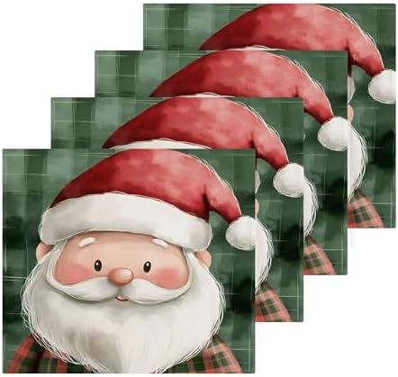 Xigua Santa Claus Washcloth Set 2-12 x 12