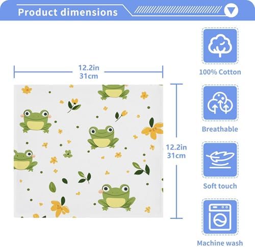 Xigua Cute Frog Washcloth Set