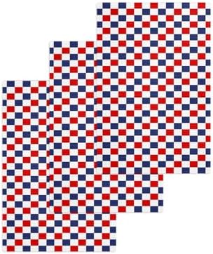 Checkered Flag Waffle Kitchen Towels Set of 3