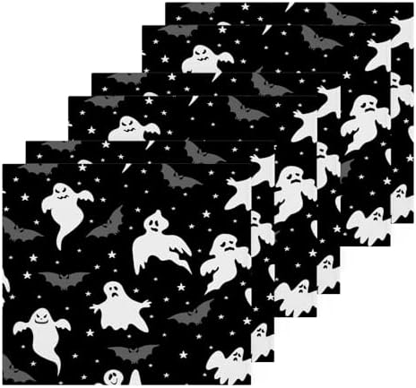 Halloween Spooky Ghoul Inferno Ghost Washcloth 2-Pack