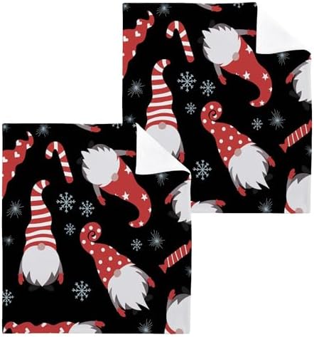 Xigua Christmas Gnome Washcloth Set - Tidy Your Space