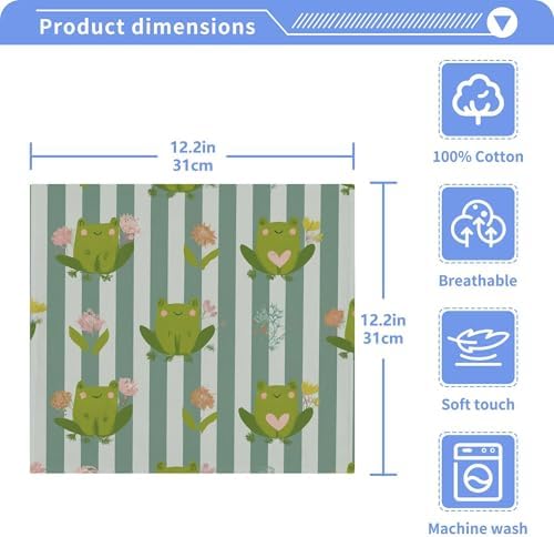 Cute Frog Washcloth 2 Pack