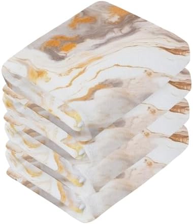 Adorably Cute Marble Washcloth for Babies 12x12 Inch