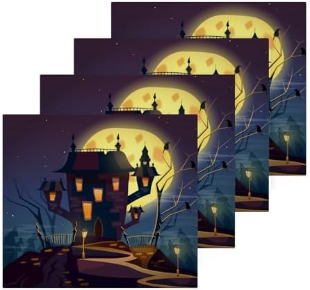 Yettasbin Halloween Washcloths 2 Pack Bath Towels