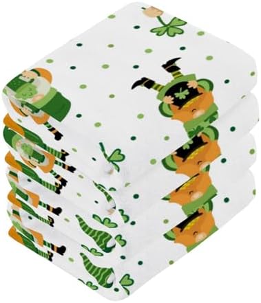 St Patricks Day Gnome Washcloths 2 Pack