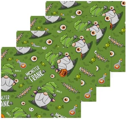 Witchy Halloween Gnome Washcloth Set