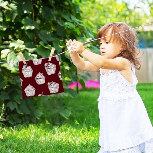 Soft Absorbent Cupcake Washcloths