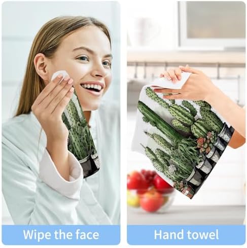 Reusable 12x12 Washcloth Soft Durable Cactus Wasser Resargeting
