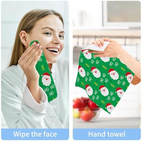 Christmas Santa Washcloth 2-Pack
