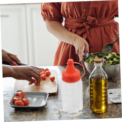 BIUDECO 4-Piece Squeeze Condiment Bottles