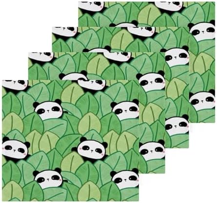 cartoon panda washcloths 2 pack