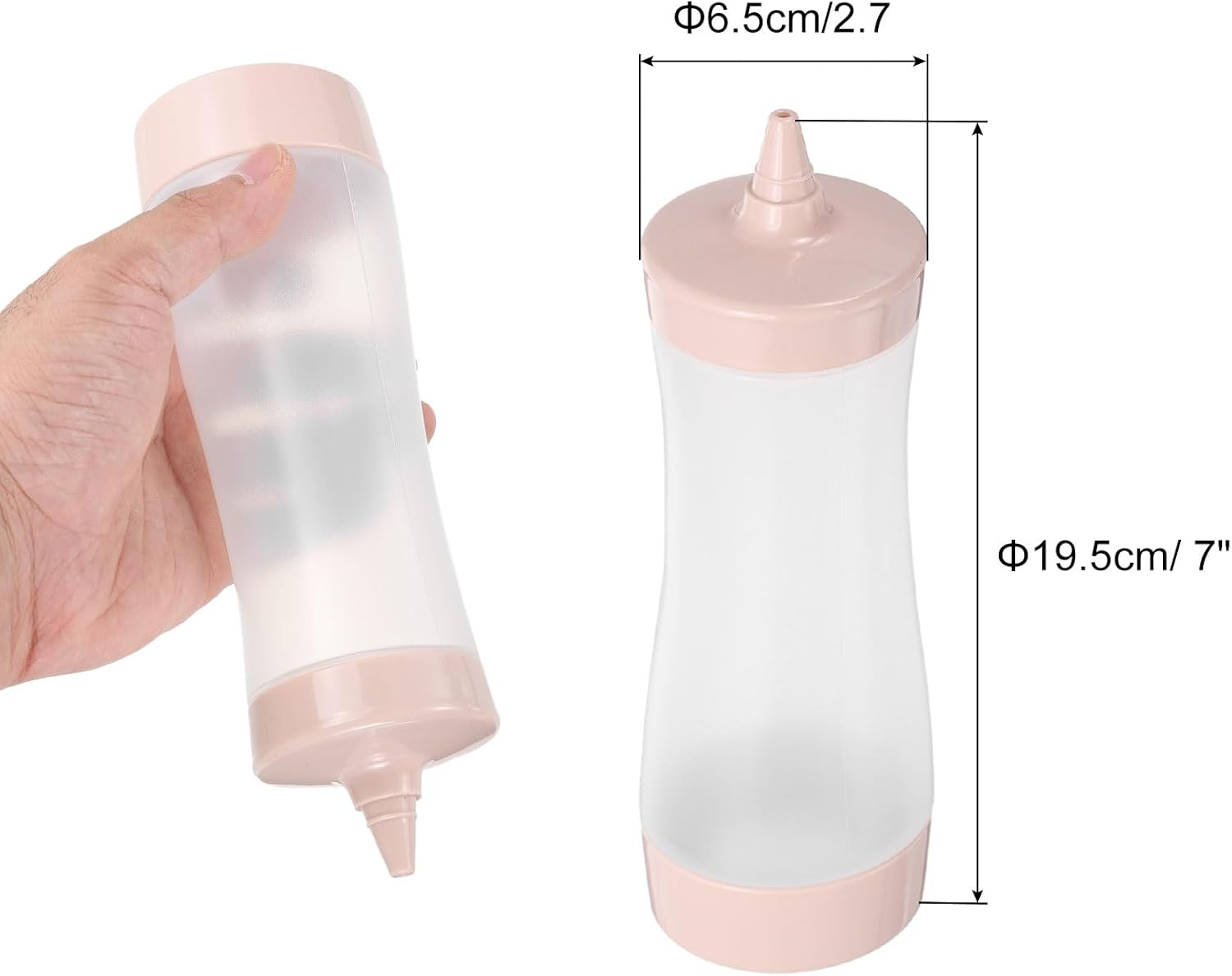 Flexible Plastic Squeeze Bottle for Condiments More