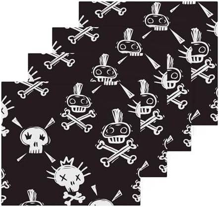 Halloween Spooky Washcloth Set for Faces Hands