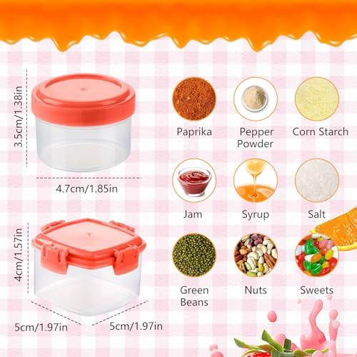 12-Piece Plastic Salad Dressing Squeeze Bottles