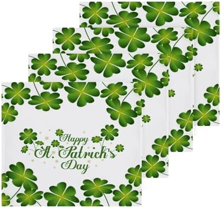 St Patricks Day Washcloth Set - Soft Reusable 12x12 inch