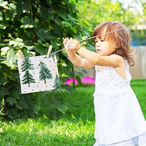 Xigua Christmas Tree Washcloth Set - Fast Drying Multi-Purpose Towels