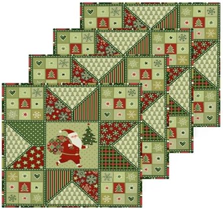 Xigua Christmas Santa Claus Washcloth Set