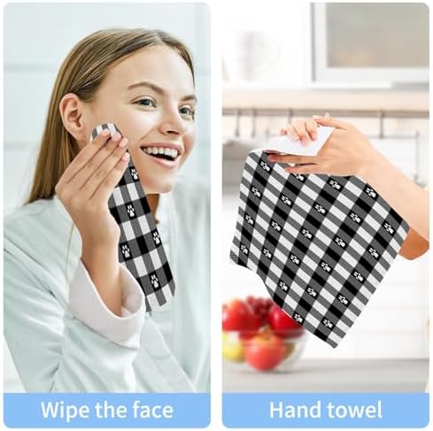 Reusable Plaid Towels for Dogs Babies