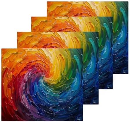 Tie Dye Washcloth Set - Soft Reusable and Versatile for Home Travel
