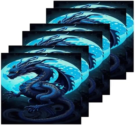 The YettasBin Scary Dragon Face Towels
