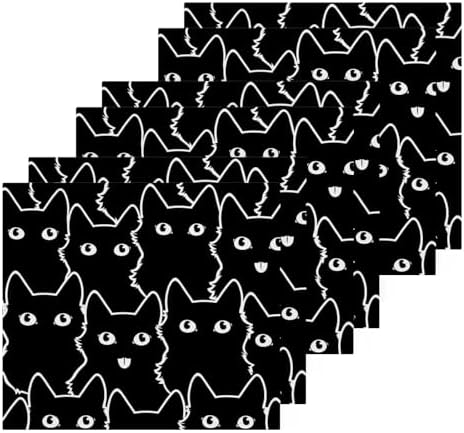 Halloween Cat Washcloths 2 Pack - Soft Absorbent Towels