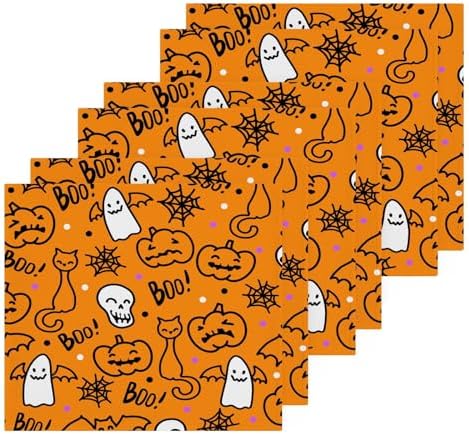 Halloween Cat Towels Soft Fingertip Reusable for Cats