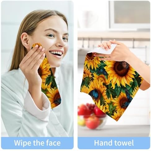 Sunflower Soft Washcloths