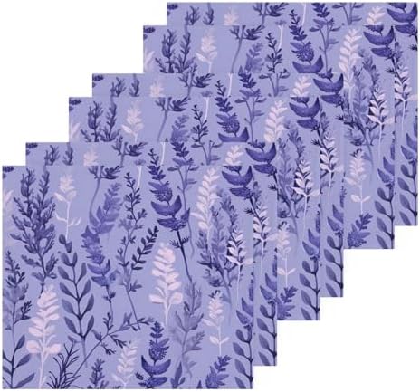 Lavender Soft Cotton Baby Face Towels Reusable Washcloth Set