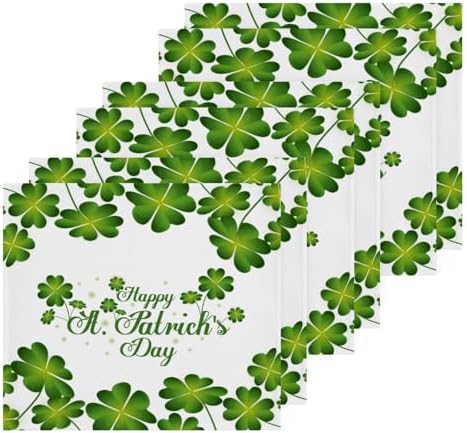 St Patricks Day Washcloth Set - Soft Reusable 12x12 inch