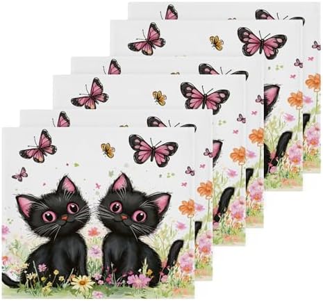 Cute Cat Washcloths Set by Xigua