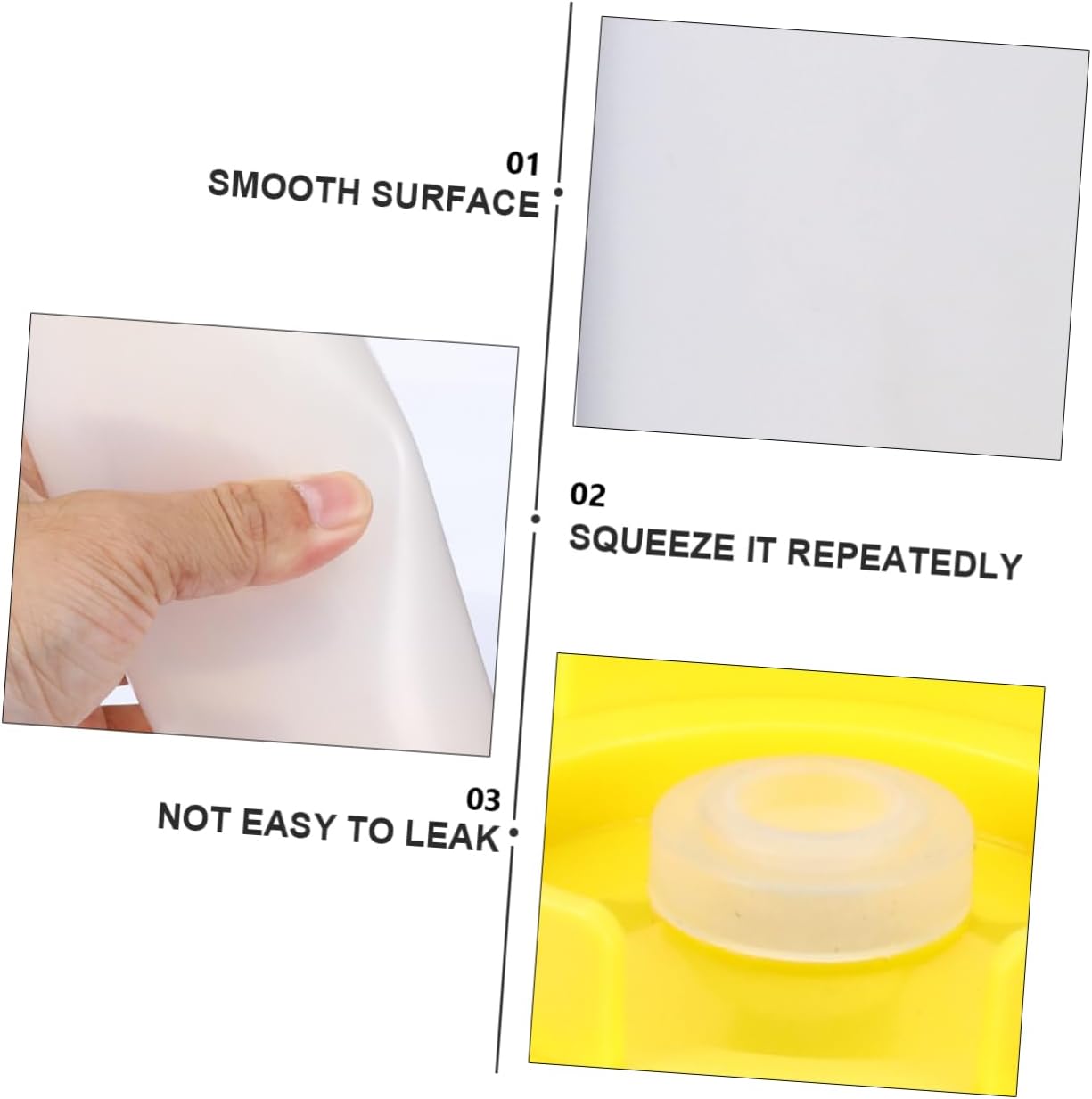 Made-to-Measure 20oz Squeeze Bottle 2-Ended for Ketchup Mustard Dressings