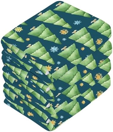 Xigua Christmas Tree Washcloth Set