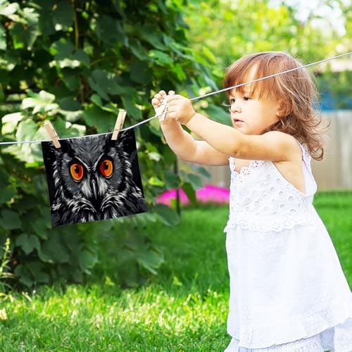 Owl Washcloth 2-Pack Soft Absorbent Reusable Washable