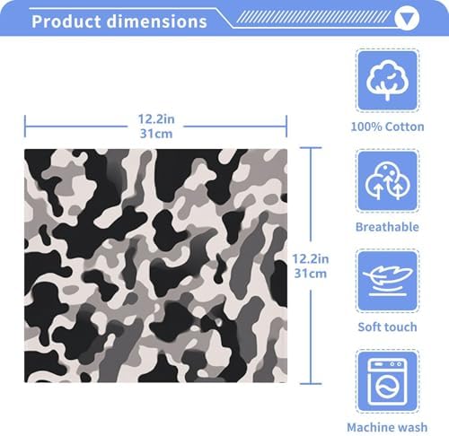Camo Soft Absorbent Washcloths
