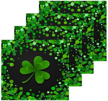 YETTASBIN St Patricks Day Shamrock Washcloths 2 Pack 1