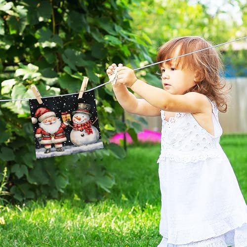 Xigua Cute Christmas Washcloth Set - Durable and Fun for Family
