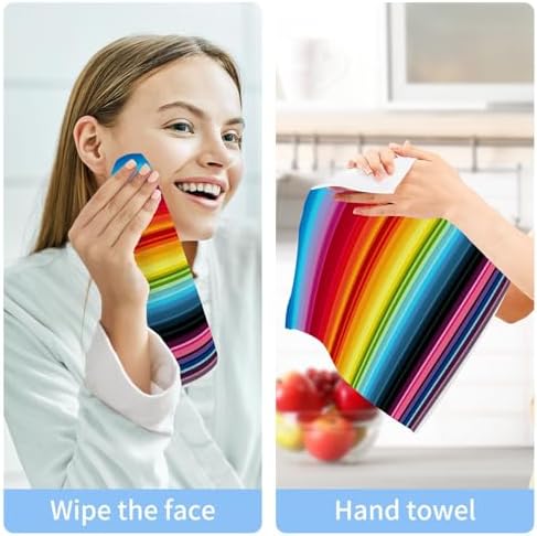 Mexican Stripes Soft Washcloth 2-Pack