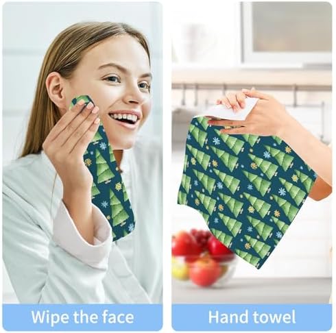 Xigua Christmas Tree Washcloth Set
