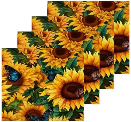 Sunflower Soft Washcloths