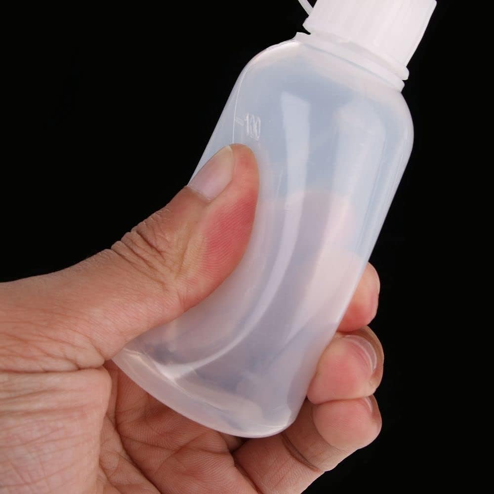 Sealed Design Squeeze Bottle 100ML Kitchen Art Use Red