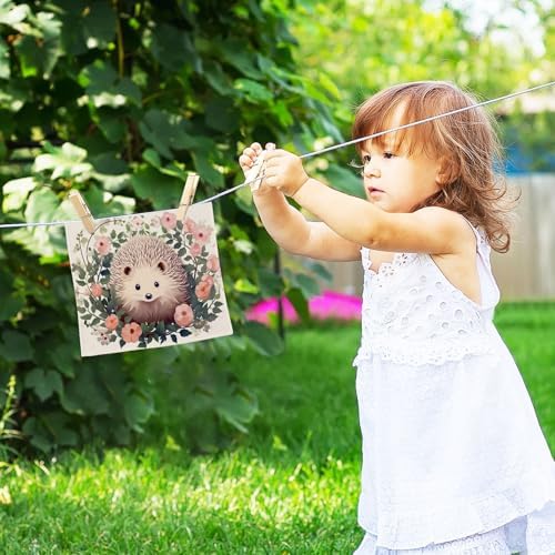 Hedgehog Washcloth for Babies Soft Absorbent Reusable Fingertip Towels