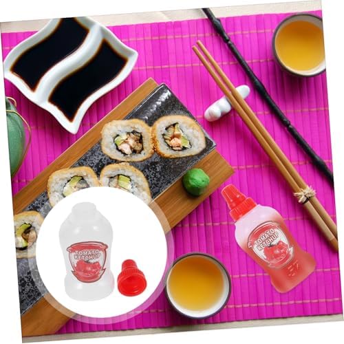 Zerodeko Mini Refillable Squeeze Bottles Cook Kitchen Visually