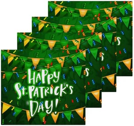 St Patricks Day Washcloth Set Soft Reusable