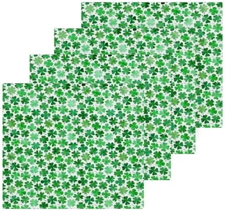 St Patricks Day Soft Washcloth SetReusable Washable