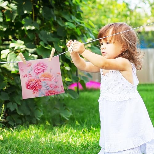 2-Piece Abstract Floral Washcloth Set - Soft Absorbent Baby Face Towels